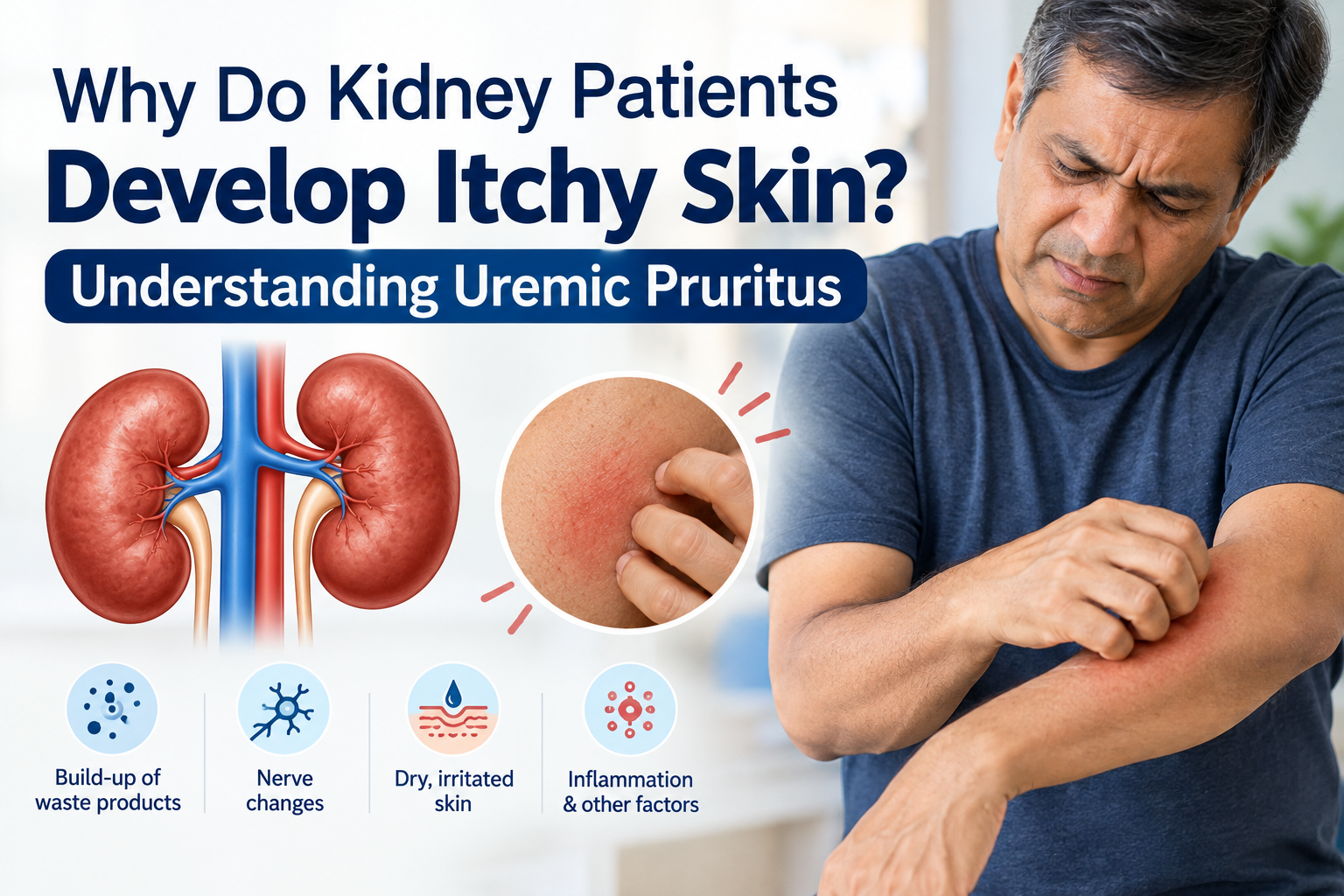 Why Do Kidney Patients Develop Itchy Skin? Understanding Uremic Pruritus